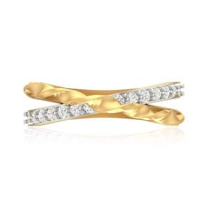 Designer Ring with Certified Diamonds In 14k Gold - LR2848PCL